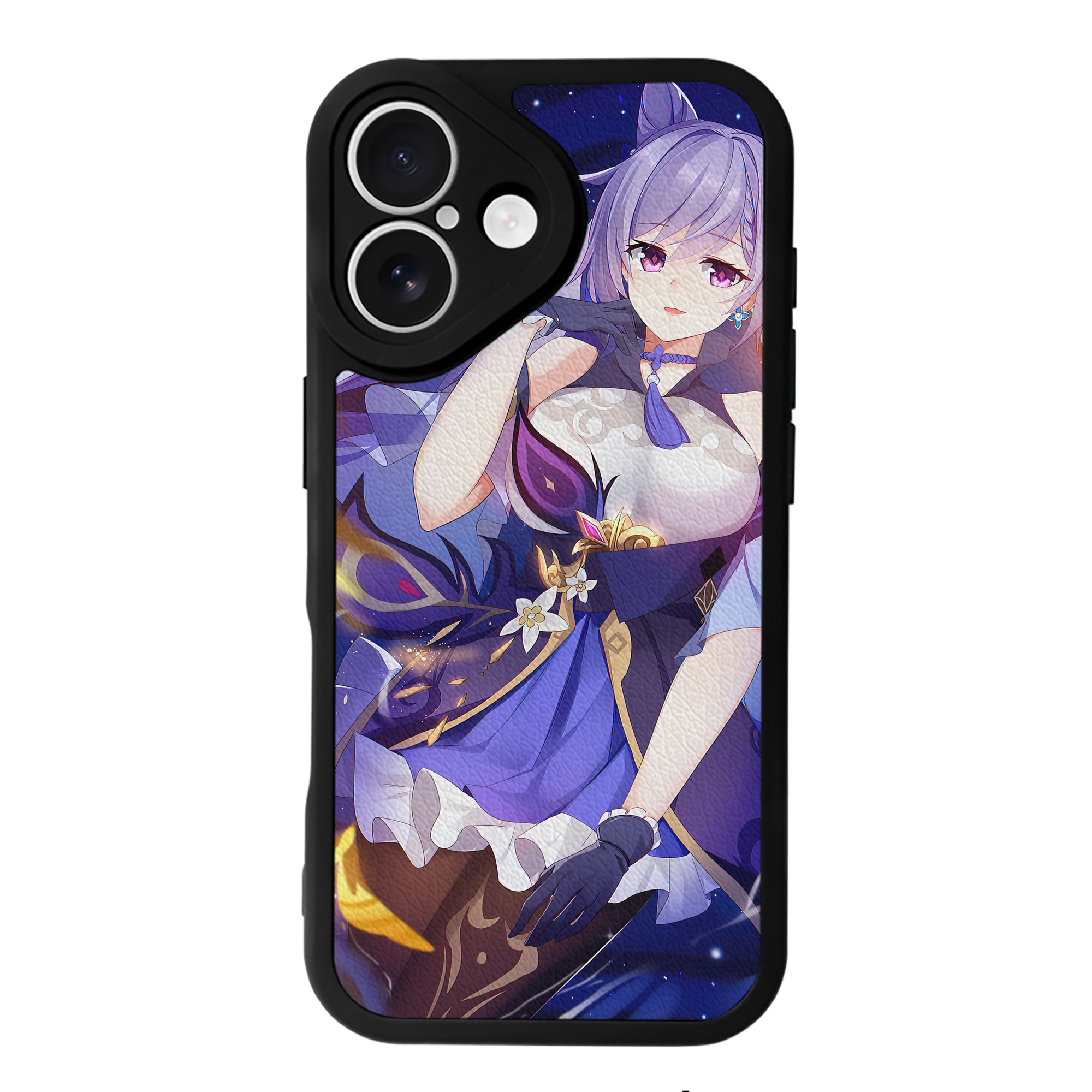 げんし神 genshin 【iPhone 16シリーズ対応】シリコンスマホケース（レザー調） 材質：シリコン